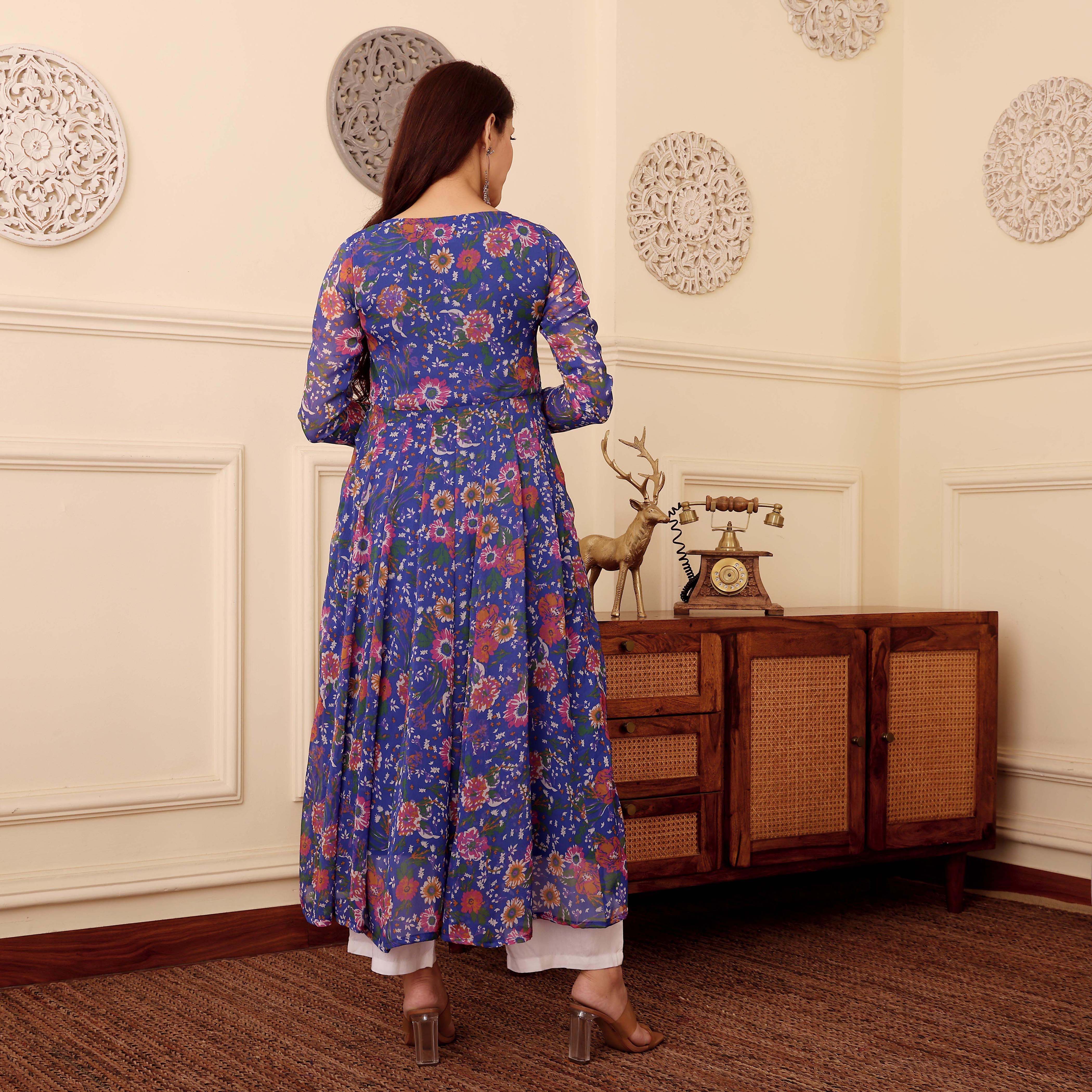 Zanita Georgette Kurta