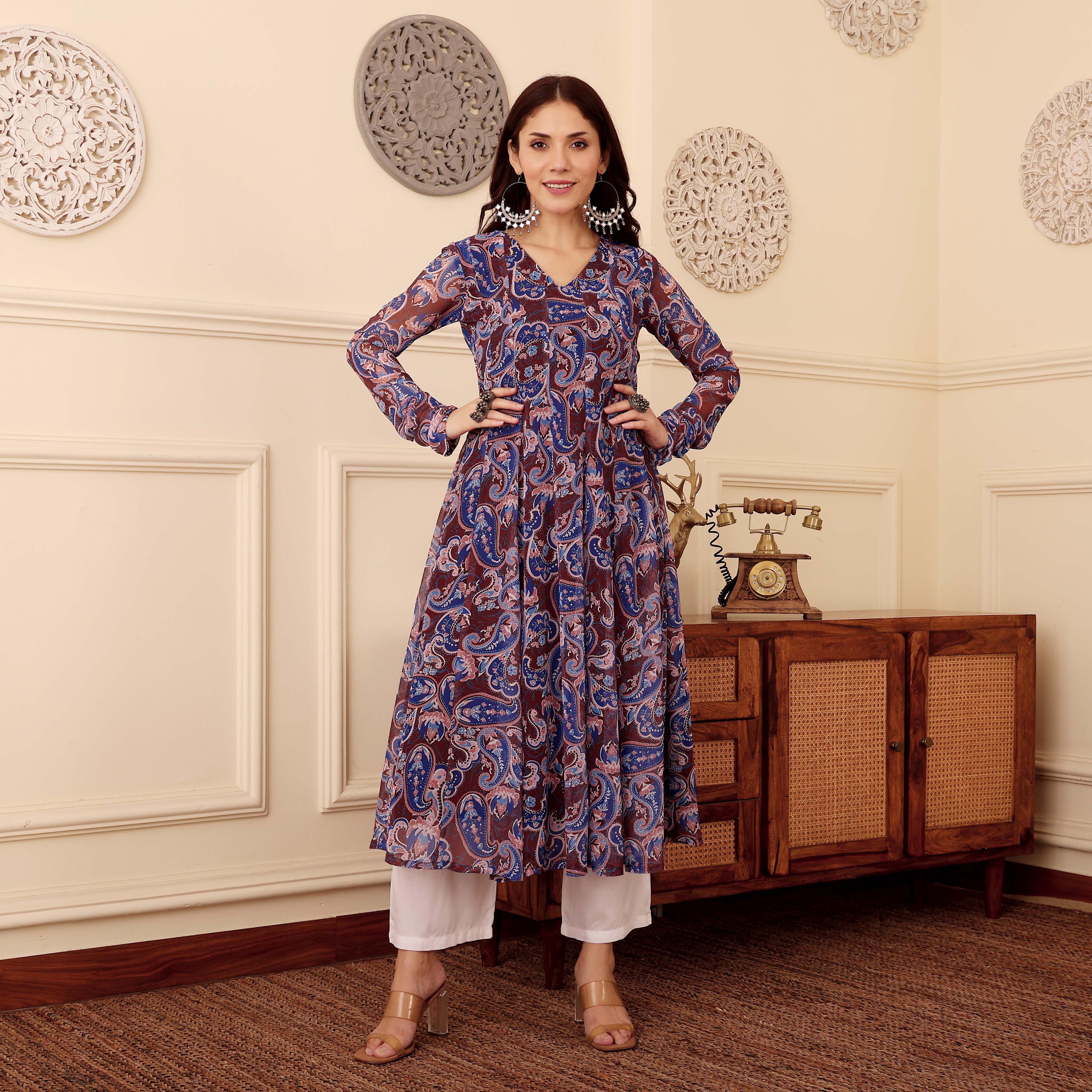 Vanisha Georgette Kurta