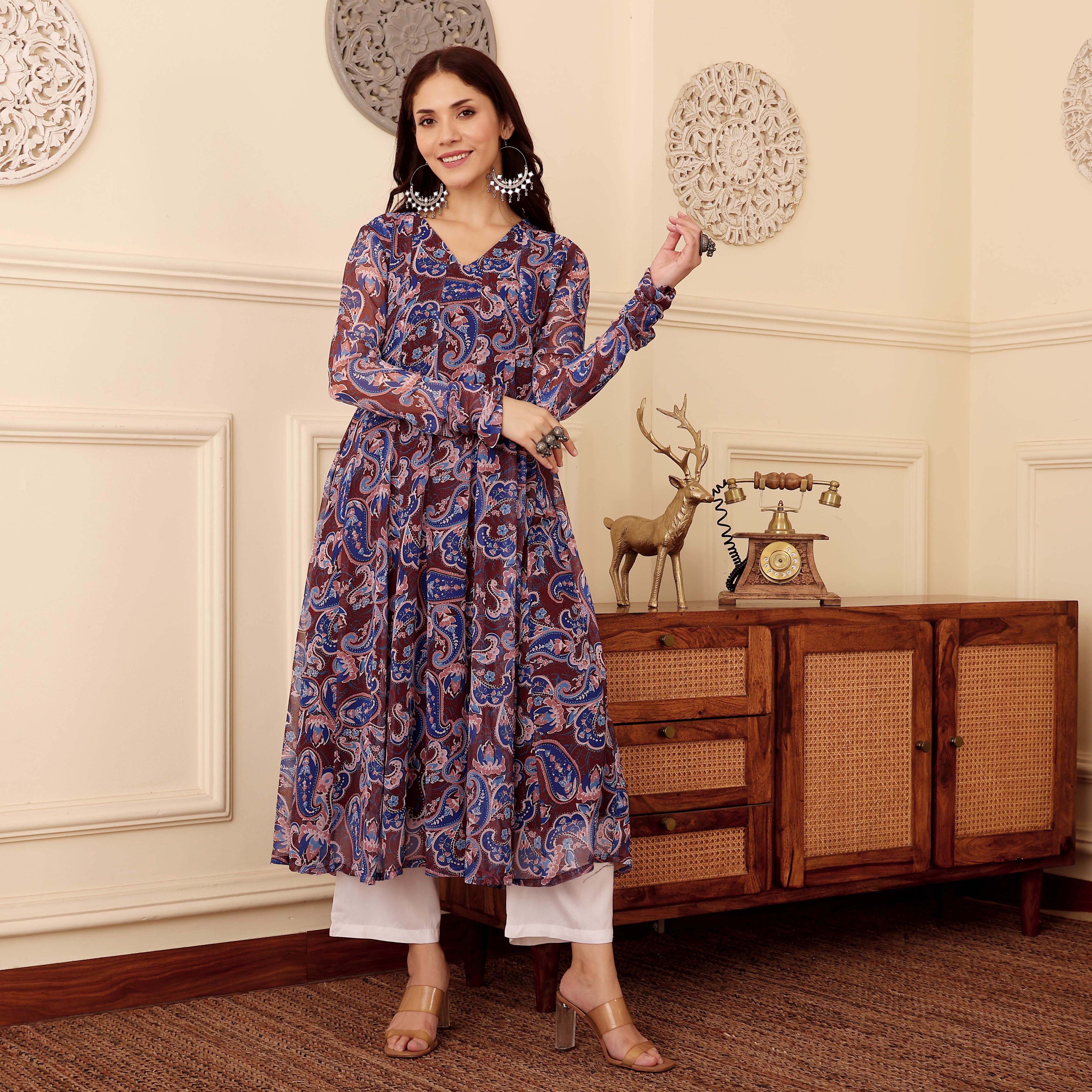 Vanisha Georgette Kurta