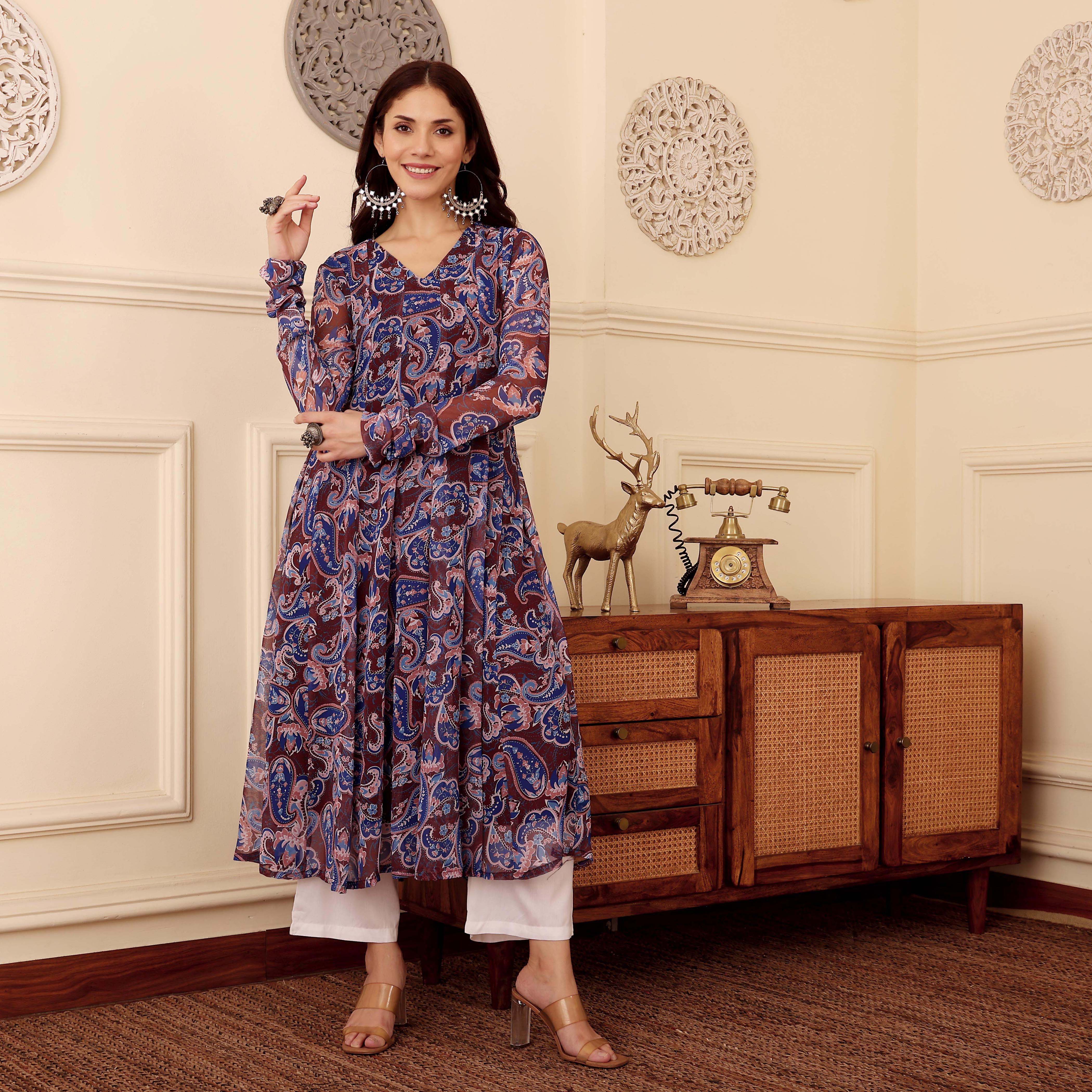 Vanisha Georgette Kurta