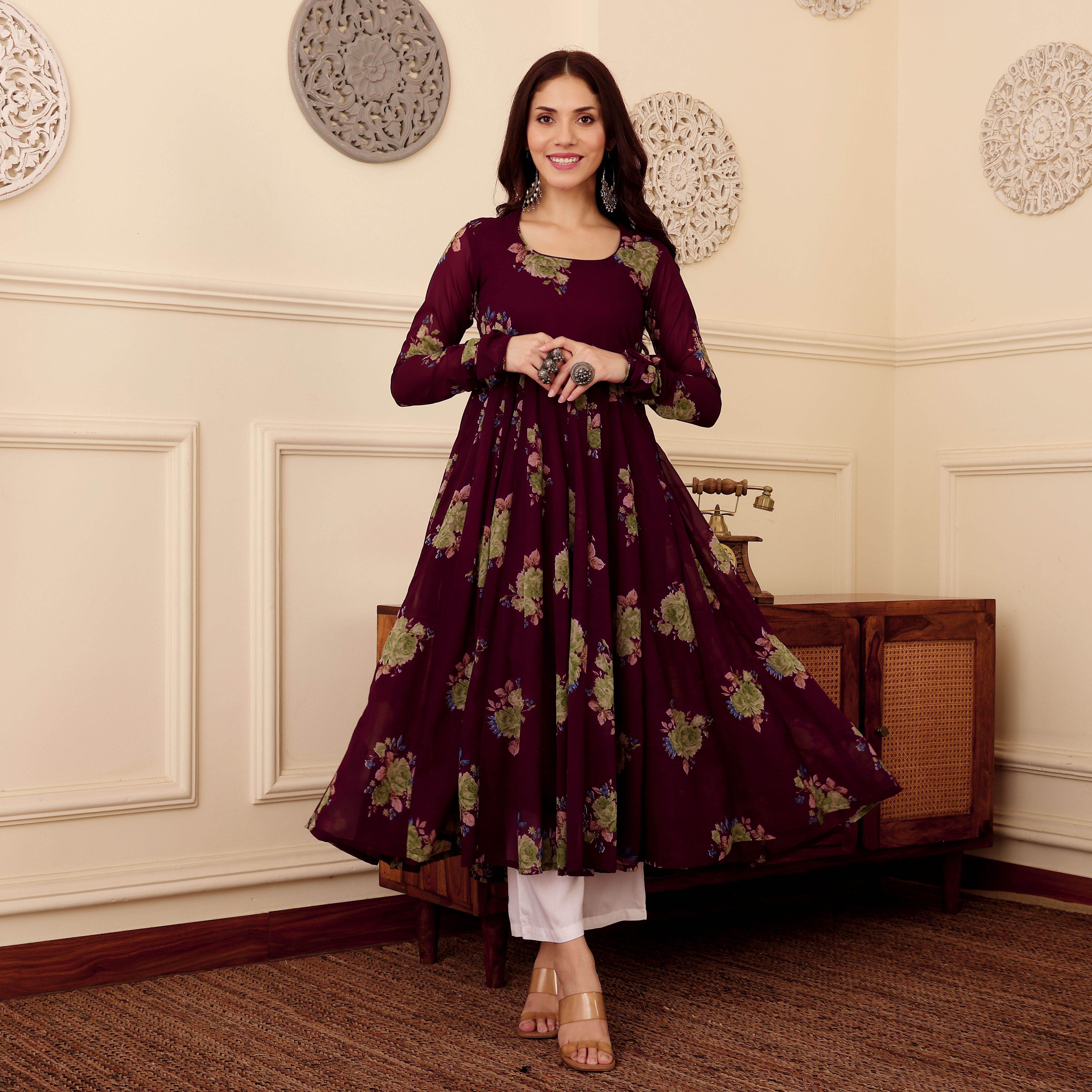 Yava Georgette Kurta