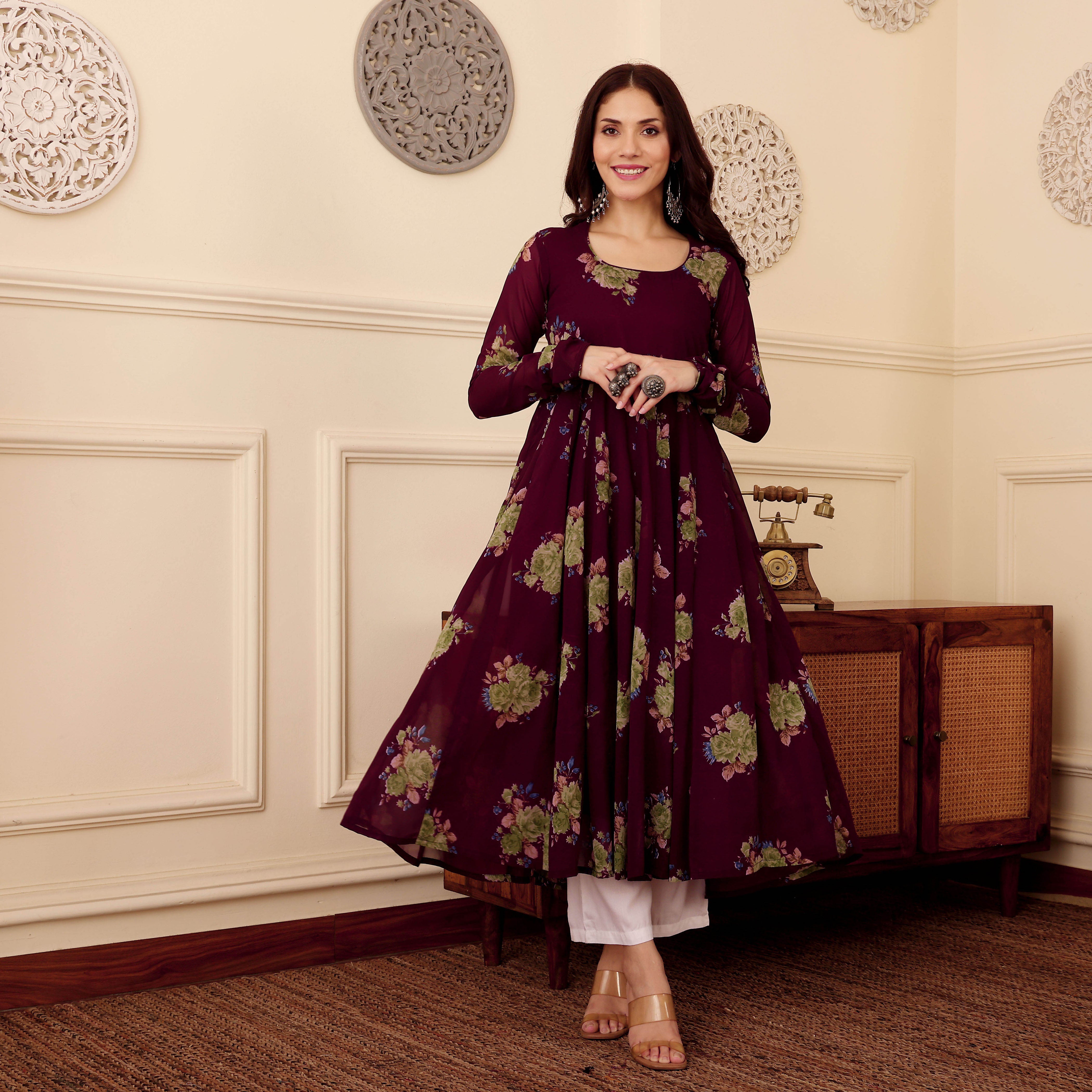 Yava Georgette Kurta