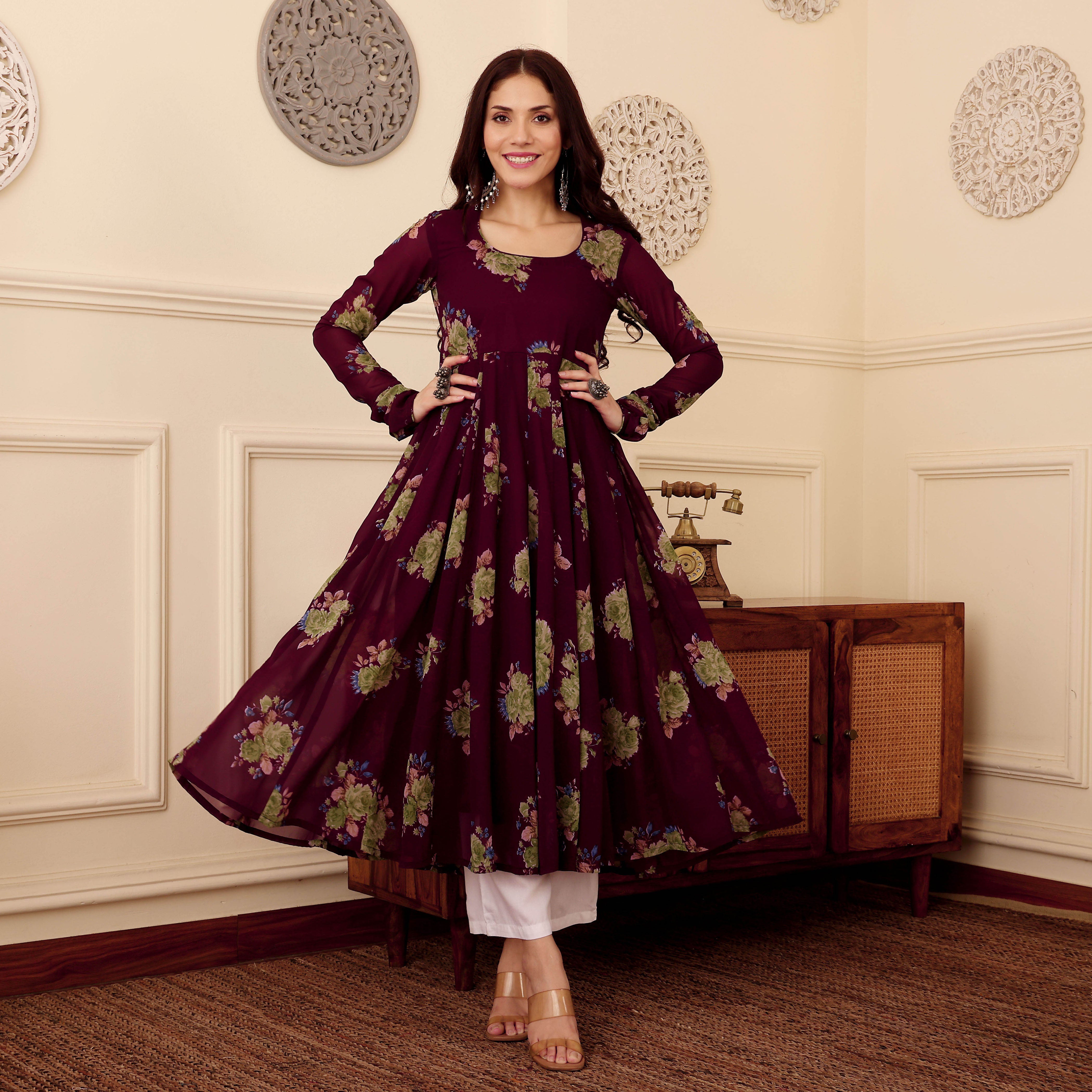 Yava Georgette Kurta