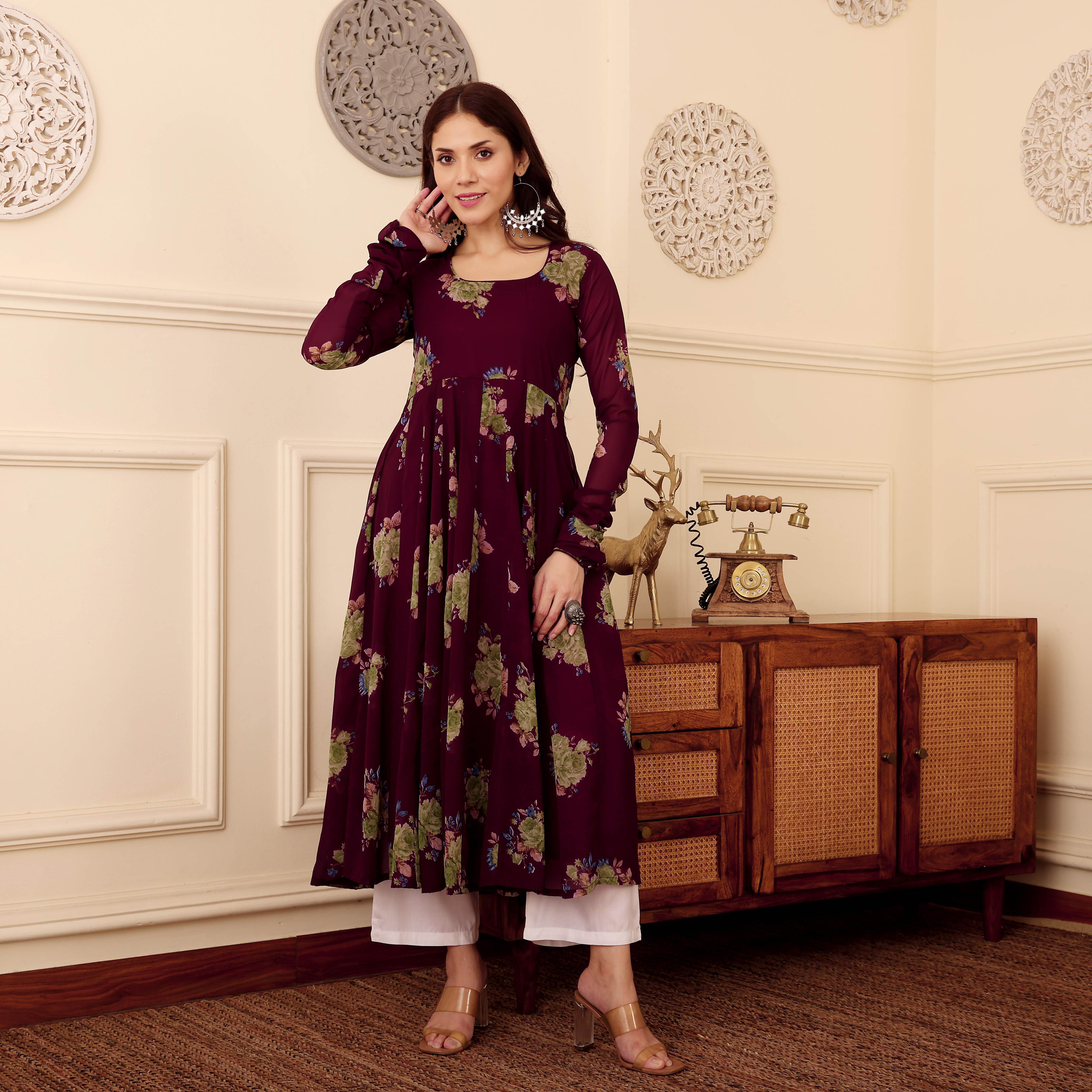 Yava Georgette Kurta