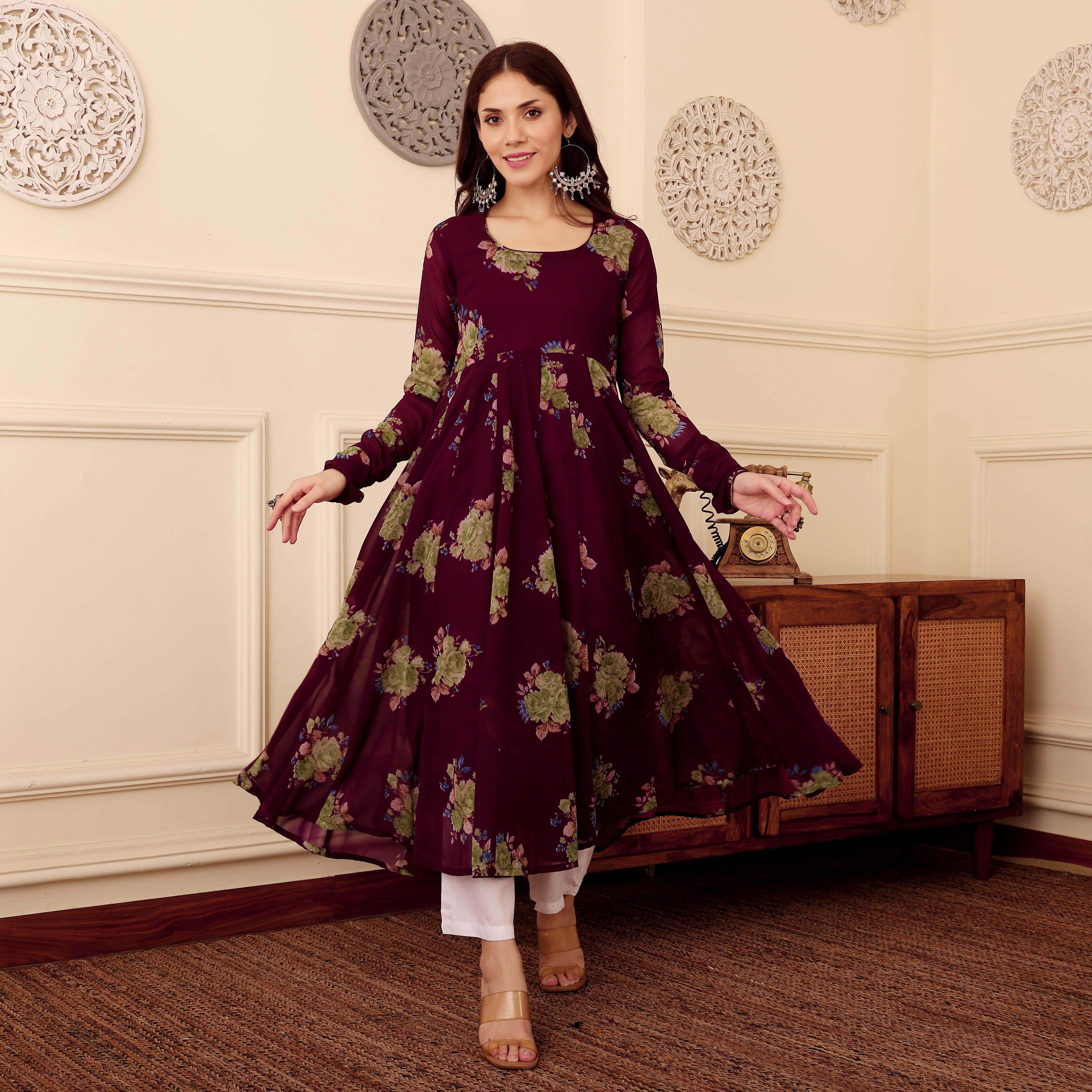 Yava Georgette Kurta