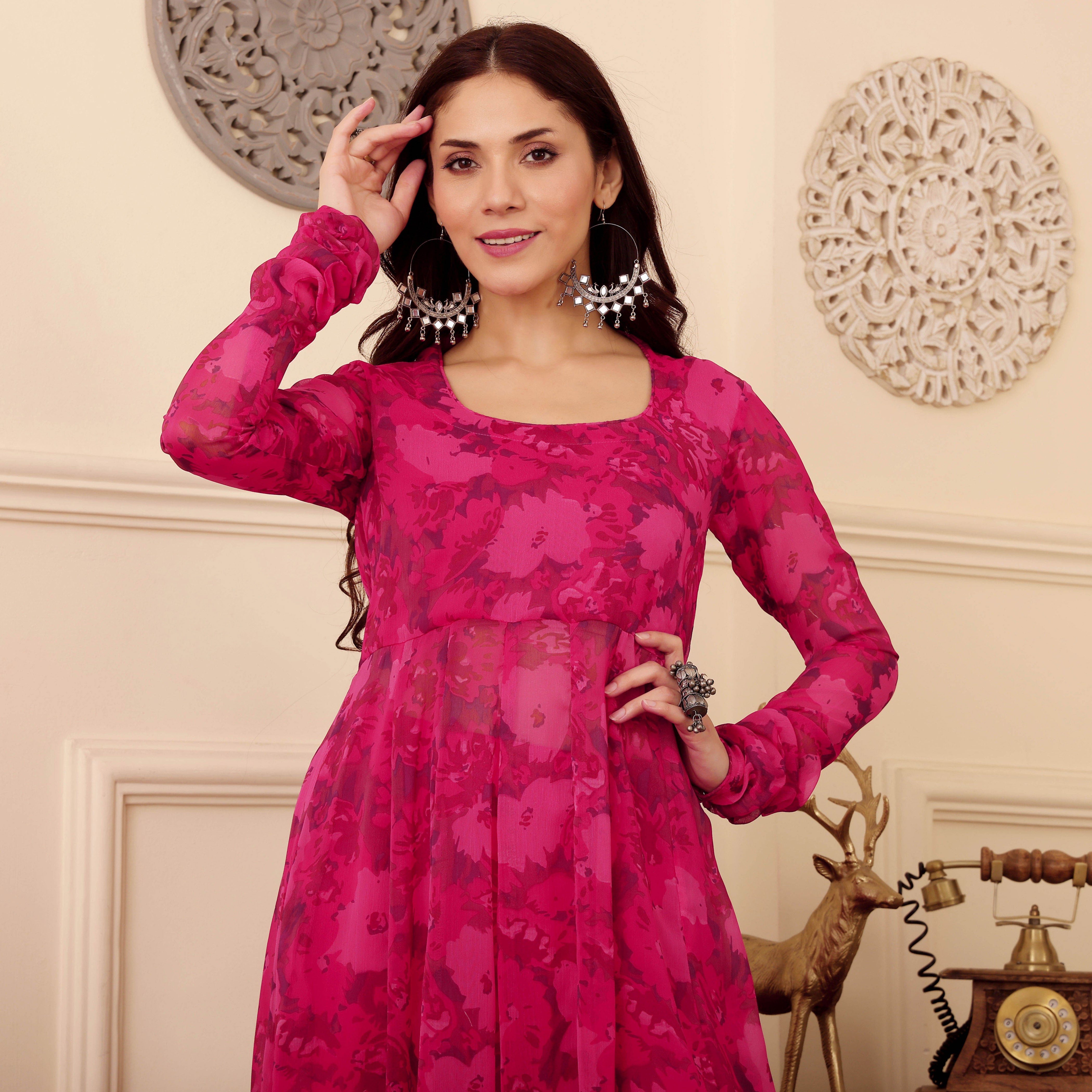 Amala Chiffon Kurta