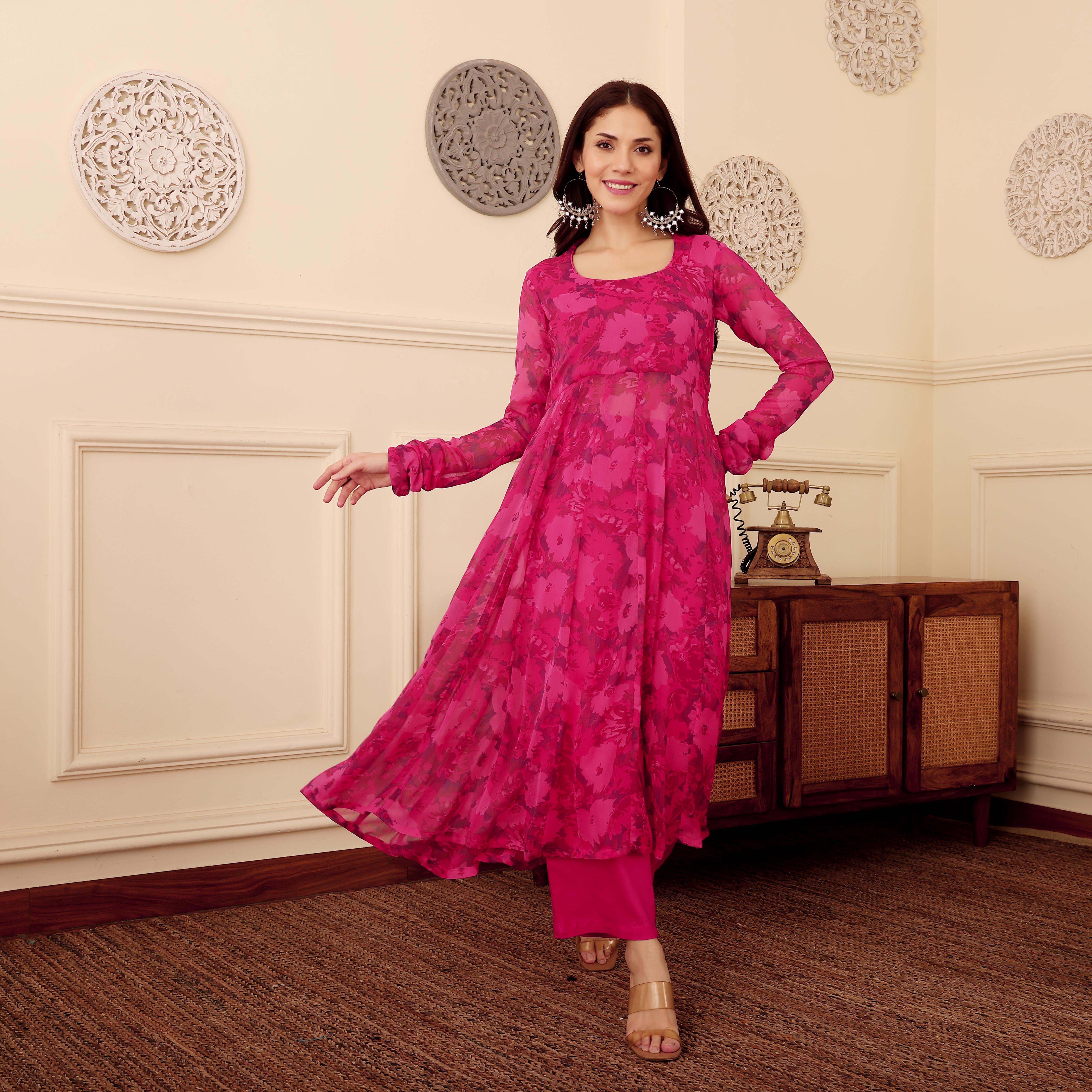 Amala Chiffon Kurta
