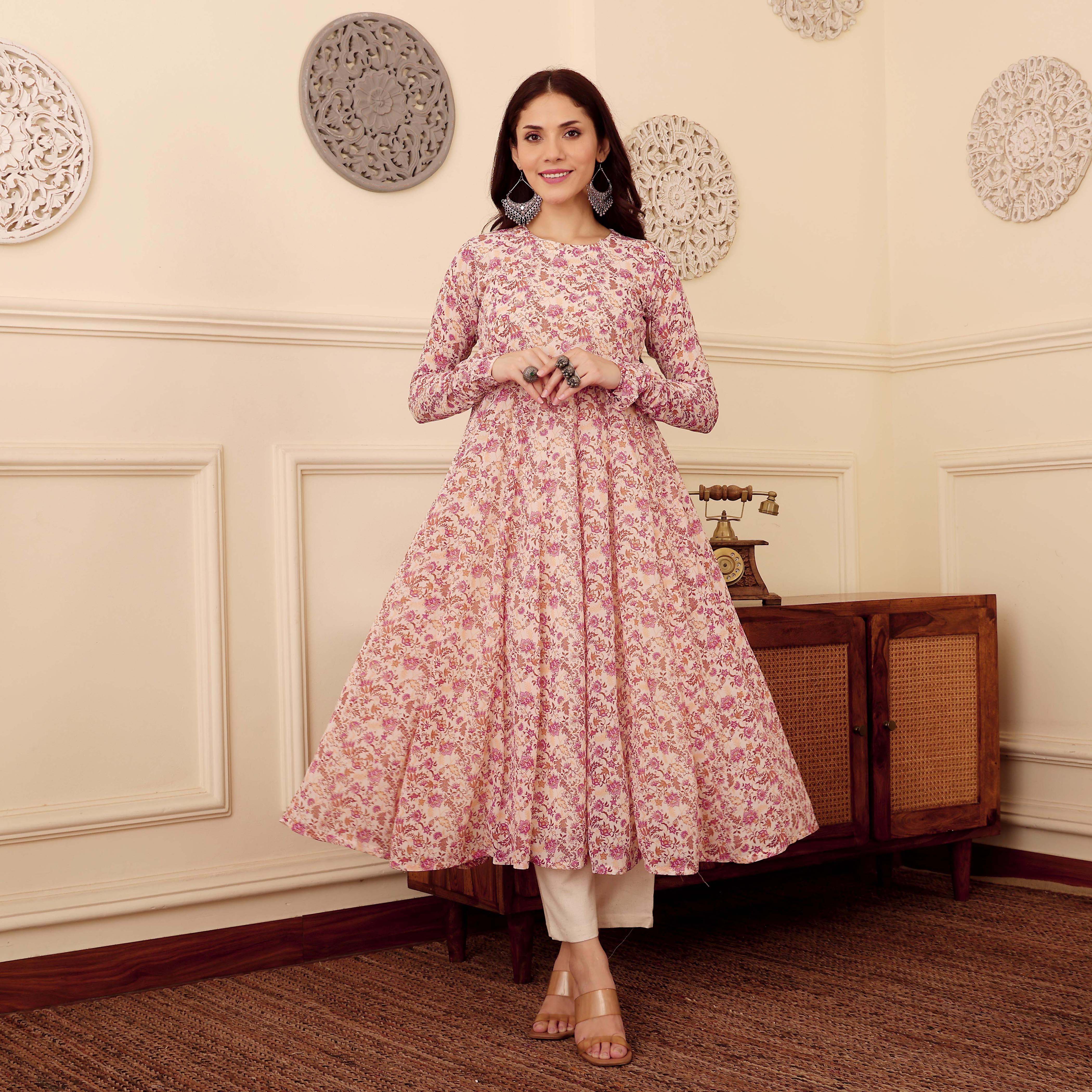 Janika Georgette Kurta
