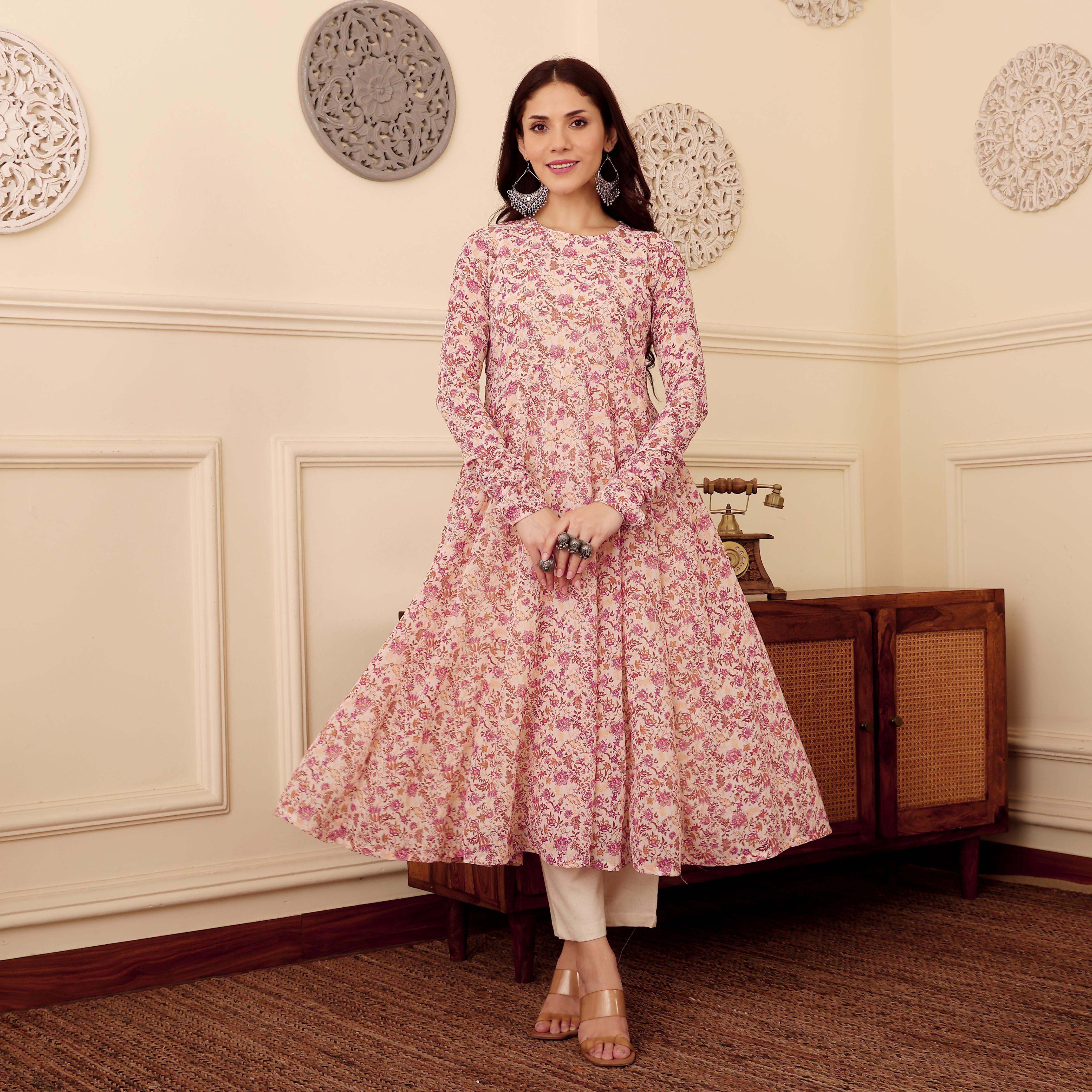 Janika Georgette Kurta