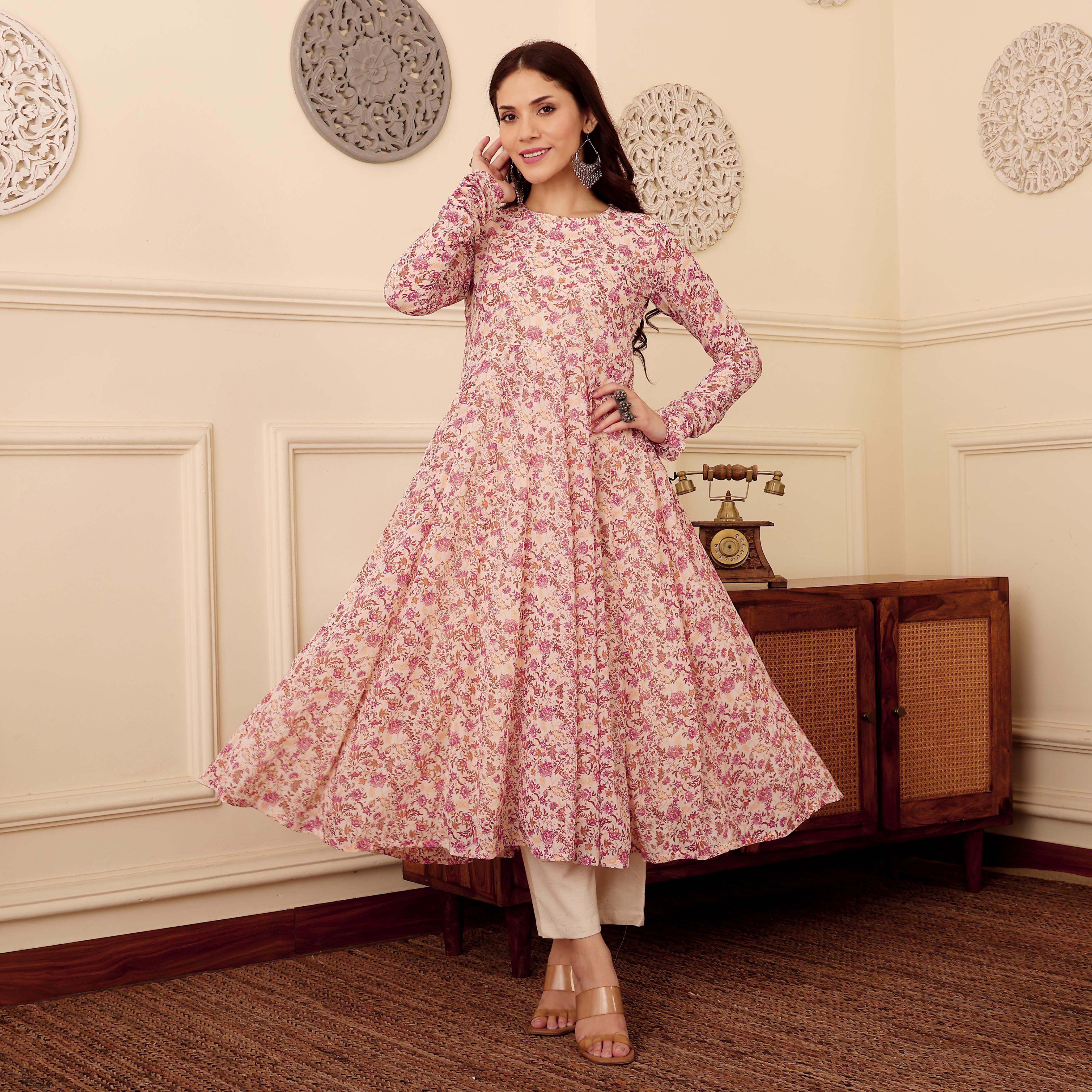Janika Georgette Kurta
