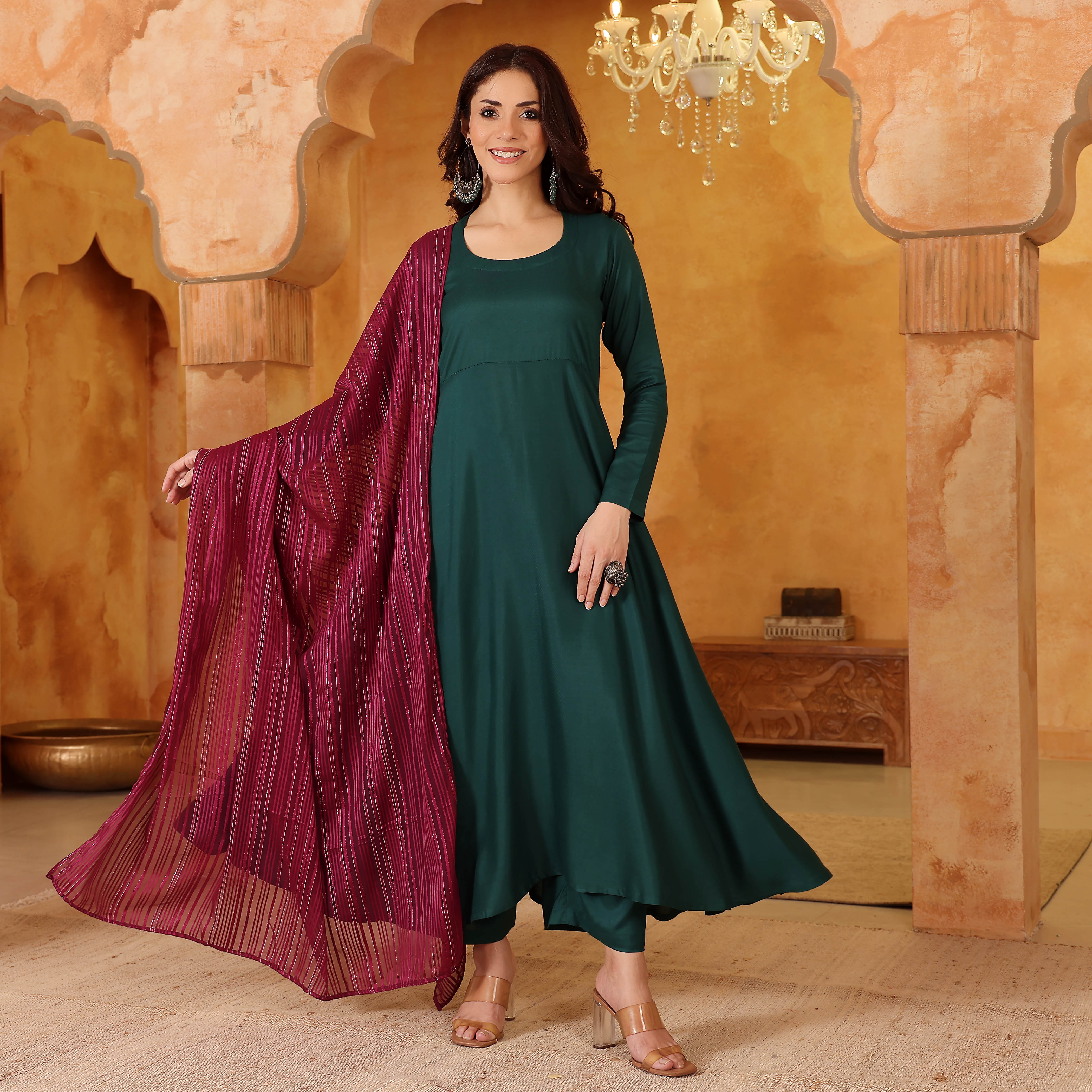 Kanika  Rayon  Suit Set