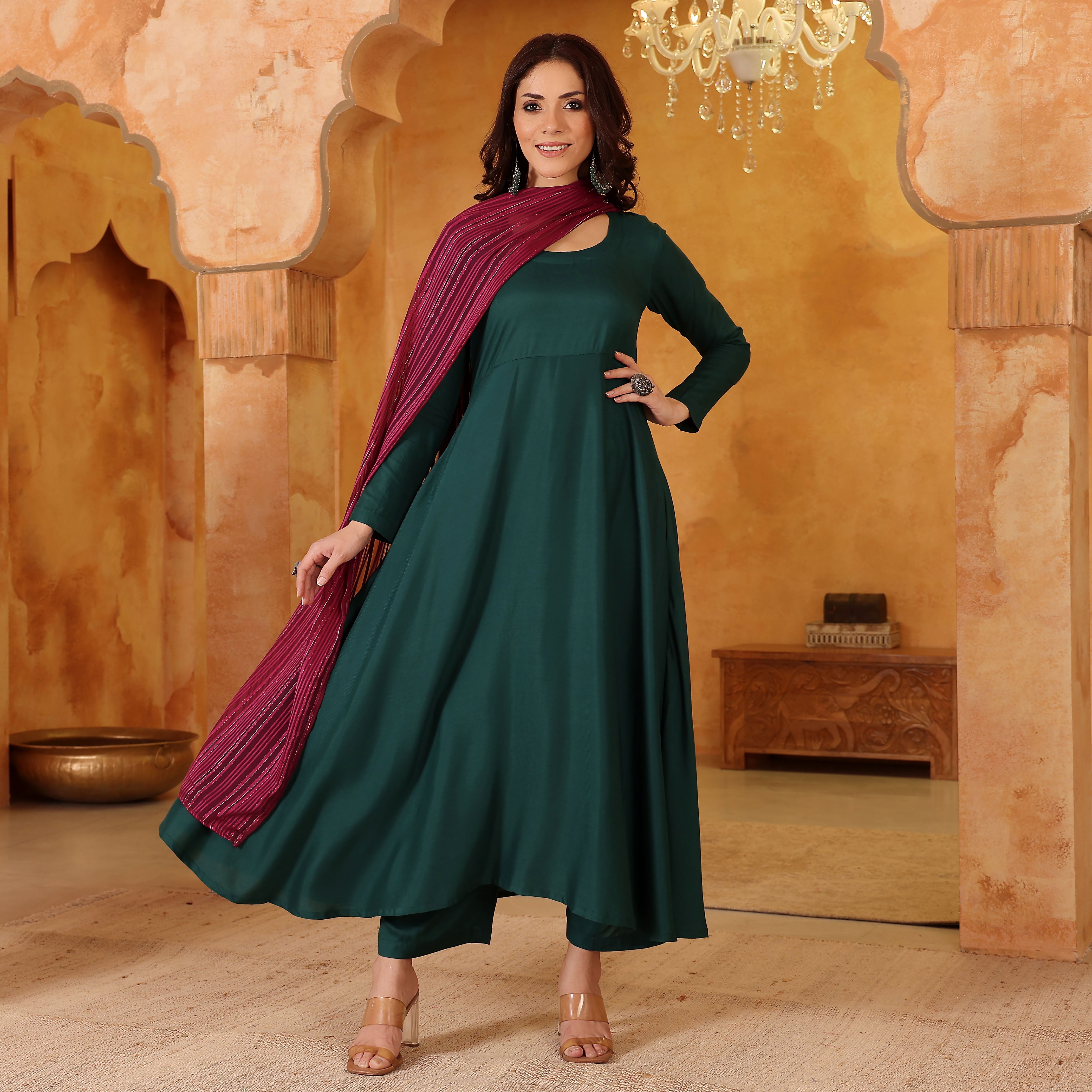 Kanika  Rayon  Suit Set