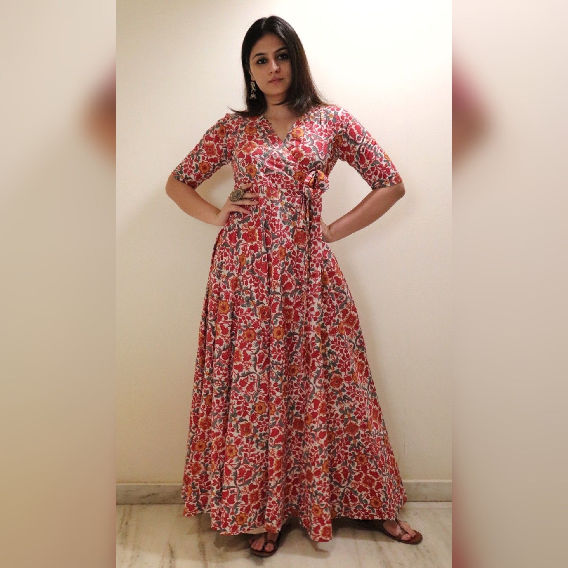 Afra Block Print Anghrakha