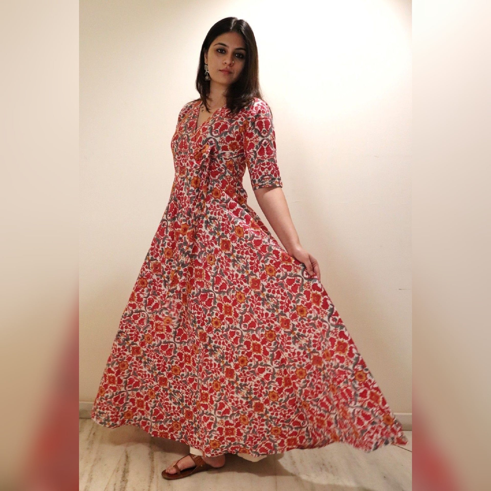 Afra Block Print Anghrakha