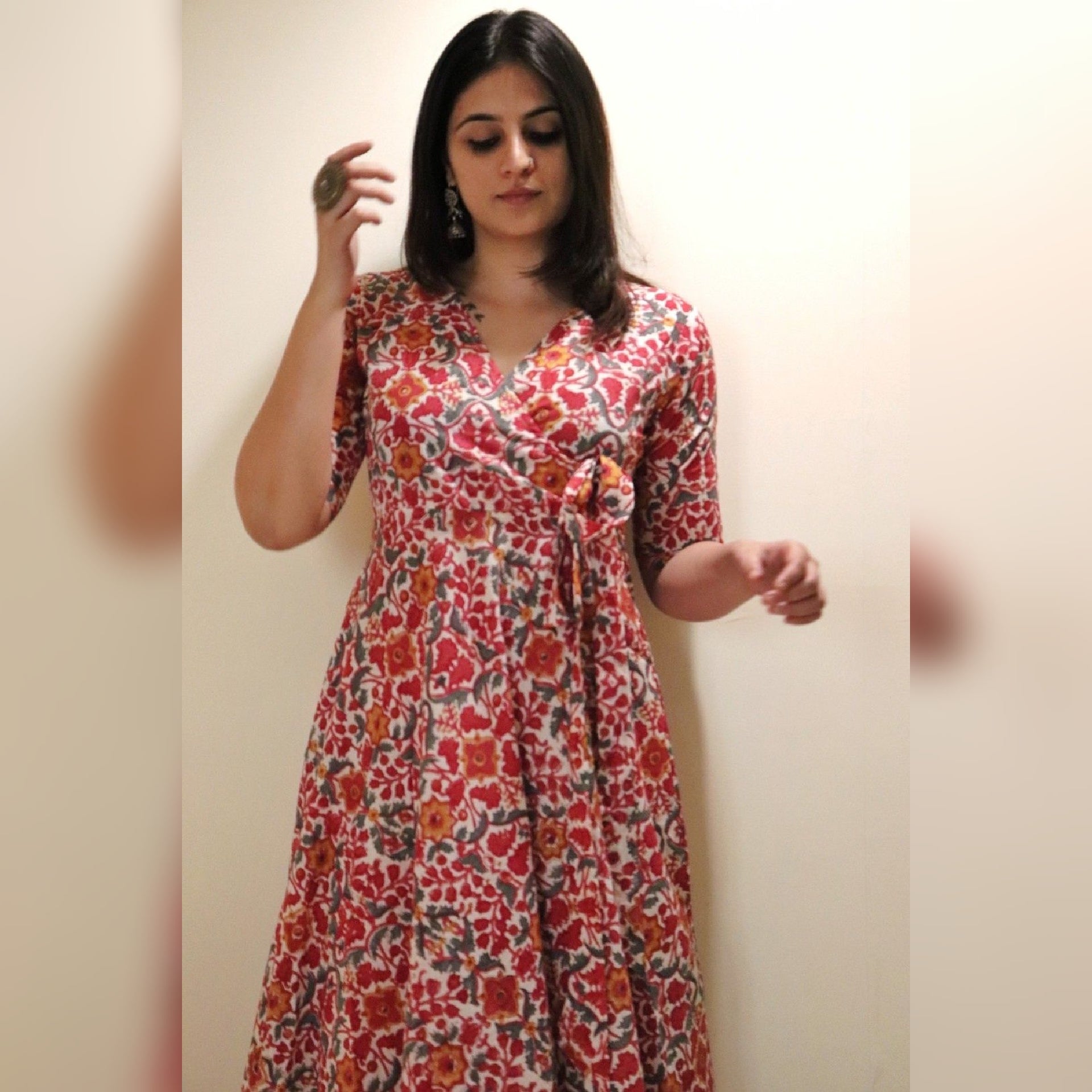 Afra Block Print Anghrakha