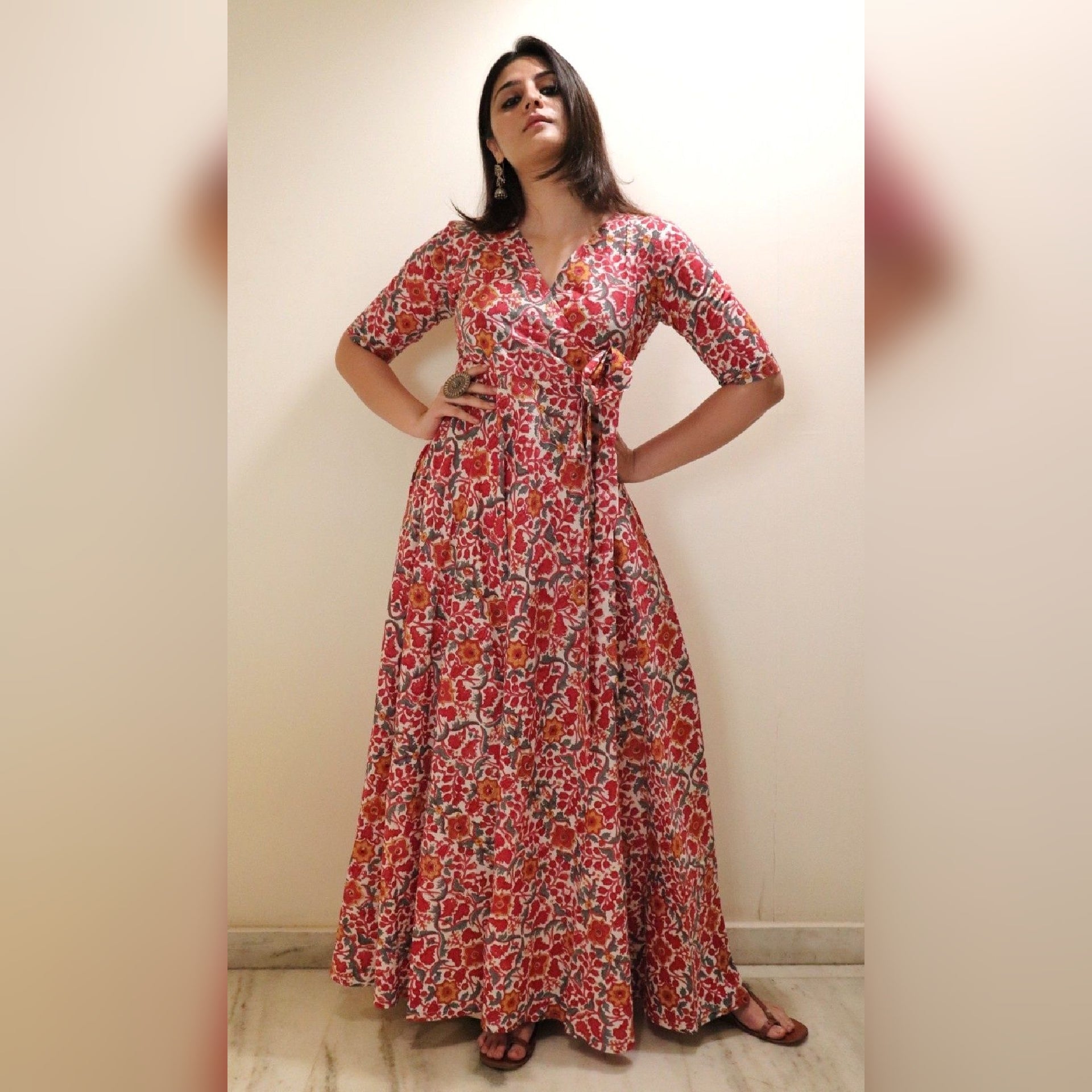 Afra Block Print Anghrakha